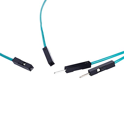 Breadboard Jumper Wires Male to Female 6'' Length 0.1'' Square Head 100-Pack 10 Colors 24AWG by Hellotronics (15CM, 1P M/F) - color: 1P Male-Female, 15CM, size: Length 6'' / 15CM