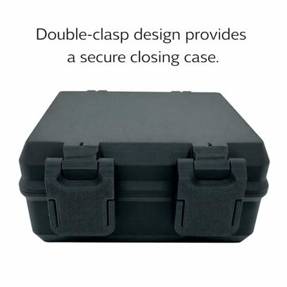 Vial Storage Case Organizer – 12 Slot, Fits 3mL 5mL 10mL Vials – TRT HRT Peptide Insulin Medication Holder – Compact Travel Case with Adapters