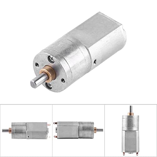 Joyzan DC 12V Electric Gear Motor, Worm Geared High Torque Reversible