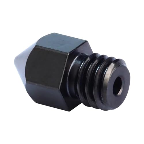 POLISI3D Ender 3 Nano DLC Coated MK8 Hardened Steel Nozzle 0.4 Compatible with Neptune 3 Pro, Creality CR6 SE,CR10 /Ender 3 V2 Neo /Ender3 S1 Pro, Ender 5 Pro Plus, Sprite Extruder 3D Printer