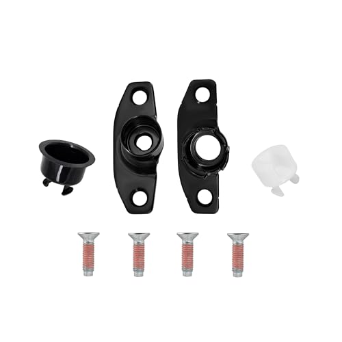 Tailgate Hinge Pair Kit, Bolts, Screws, Bushings for 2017-2024 Ford Super Duty