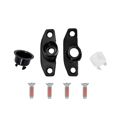 Tailgate Hinge Pair Kit, Bolts, Screws, Bushings for 2017-2024 Ford Super Duty