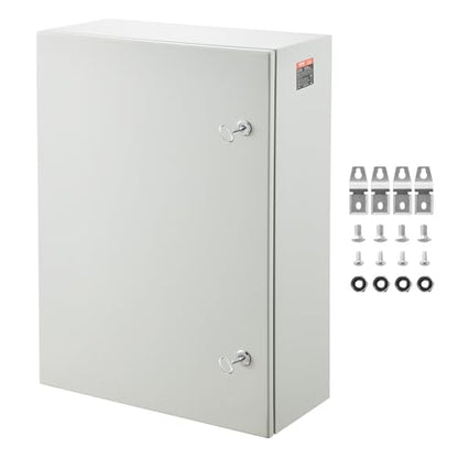 VEVOR Electrical Enclosure Box IP66 0,059" Cold-Rolled Steel Junction Box - size: 28 x 20 x 10