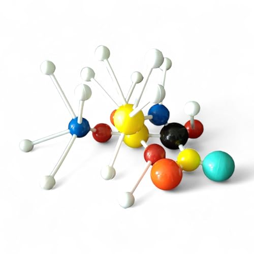 1863 Molecular Model Deluxe Set – 520-Piece Chemistry Kit with Atoms, Bonds, and Sulfuric Acid Model – Includes Comprehensive Guide for Classroom or University Learning