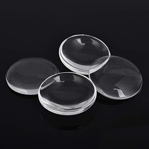 LANBEIDE 80pcs 25mm Pendant Bezels and Glass Cabochons for Jewelry Making - size: 25 mm / 1 inch