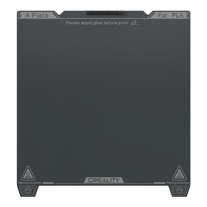Creality K1 SE Build Plate Kit, K1C Flexible Spring Steel Bed Plate 235x235mm 3D Printer Platform Smooth Surface PEI Sheet Build Surface for K1/Ender 3 S1/3 V3 SE/3 V3 KE/3 V3(Without Magnetic Base) - size: 235*235mm