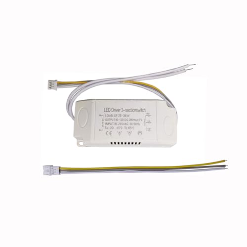 LED Driver 25-36W for Multi-Color Ceiling Strip Spot Light Module Panel, Replacement LED Power Supply Adapter Starter Transformer, Input AC85-265V Output DC80-125V - style: SF 25-36W 3CCT
