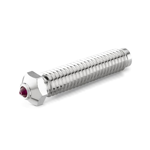 Ruby Nozzle 0.4mm for Elegoo OrangeStorm Giga 3D Printer, Hardened & Abrasion Resistant for Precision Additive Manufacturing - size: Ruby, style: 0.4mm