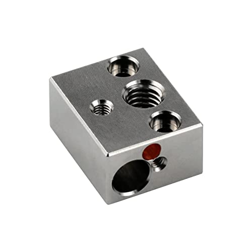 1-Pack Sprite Extruder Pro Upgrade Plated Copper Heater Block High Temperature Compatible with Creality Ender 3 S1, Ender3 S1 Pro, CR10 Smart Pro, Sermoon V1 3D Printer (Copper Block)