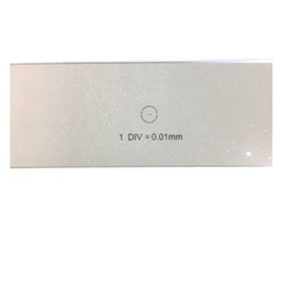 0.01mm Stage Micrometer Microscope Camera Calibration Slide