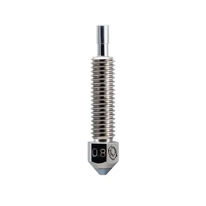 Microswiss FlowTech™ CHT High Flow - CM2™ Nozzle - Equipped with CHT Technology - Multi Filament Channel Design - Copper Body, M2 Hardened High Speed Steel Tip, Long Life, Wear Resistant (.8mm) - size: .8mm