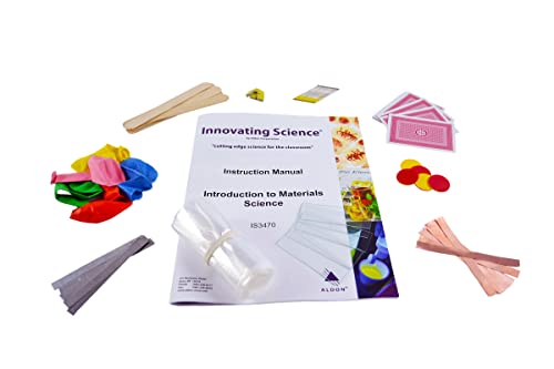ALDON Innovating Science Science Kit - Introduction to Materials Science - for Teaching Metals, Polymers, Ceramics, & Composites - Hands On Lab Activity - Materials for 15 Setups