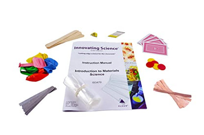 ALDON Innovating Science Science Kit - Introduction to Materials Science - for Teaching Metals, Polymers, Ceramics, & Composites - Hands On Lab Activity - Materials for 15 Setups