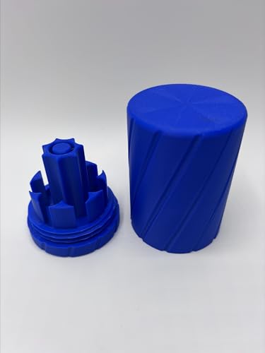 7-Slot Cartridge Storage Station, 3ml Capacity, Multicolor Finish (Blue) - color: Blue