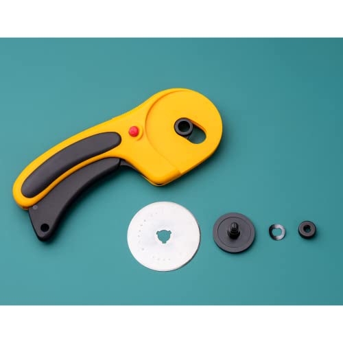 OLFA 60mm Ergonomic Squeeze-Handle Rotary Cutter (RTY-3/DX) - 12-Layer