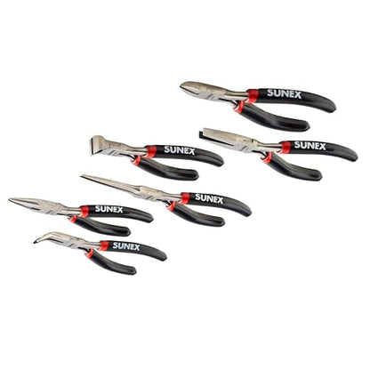 Sunex Tools - 6 PIECE MINI PLIERS SET IN STORAGE TRAY
