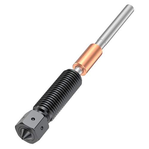 Creality K2 Plus Genuine E3D Obxidian High Flow Nozzle 0.4mm for K2/K2 Pro/K2 Plus/Creality Hi, Multi-Channel Design for Extreme Speed & Ultimate Wear Resistance - size: E3D 0.4mm, style: K2/K2 Pro/K2 Plus/Hi