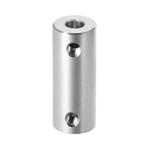 uxcell 4mm to 4mm Bore Rigid Coupling Set Screw L26XD10 Aluminum Alloy,Shaft Coupler Connector for 3D Printers, Motor Accessories - size: 4mm to 4mm
