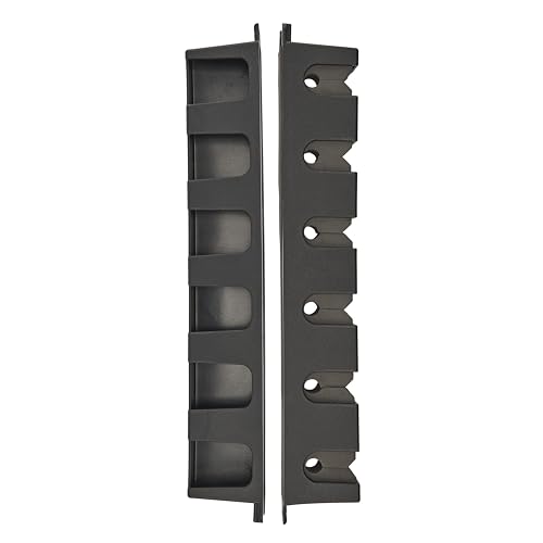 Berkley Vertical Fishing Rod Rack, Stores 6 Rods, Black, Soft Foam Grip Pads Protect Rod Finishes, Durable Construction, Easy to Mount with Common Tools - style: Vertical 6 Rod Rack (New Model)