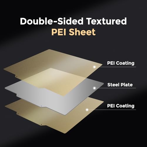 Flashforge Double-Sided Textured PEI Sheet - color: Textured PEI Sheet - Double-sided