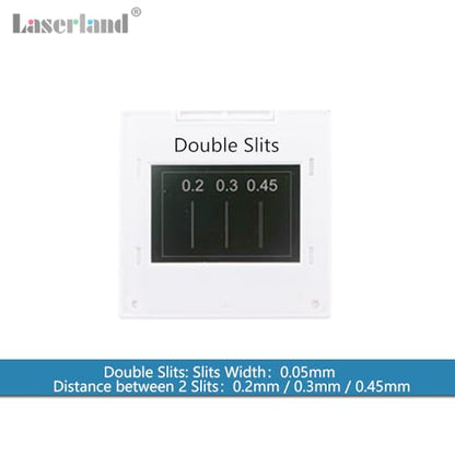 Young's Double-Slit Experiment Single Slit Double Slits Interference Diffraction Grating Sheet Optical Physical Experiment Kit Optics Elements