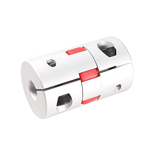 uxcell Shaft Coupling 1/2inch to 1/2inch Bore L66xD40 Flexible Coupler Joint for Servo Stepped Motor - size: L66xD40 12.7mm to 12.7mm