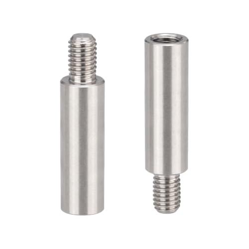 M8x45+12mm Standoff Extension Posts Screws Stainless Steel 2 Pcs - size: M8x45+12mm