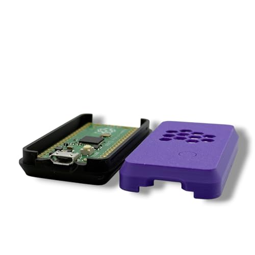 Raspberry Pi Pico Case, Protective Enclosure with Micro-USB Port Access, Passive Ventilation (Purple) - color: Purple