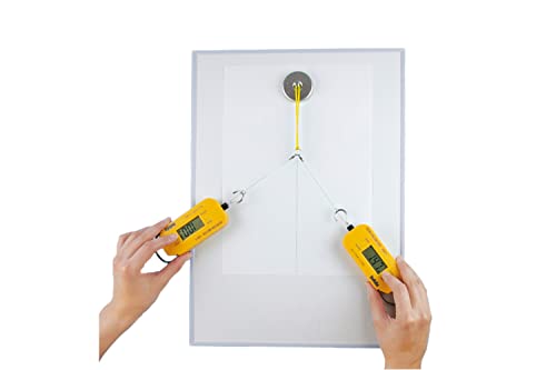 Arbor Scientific Digital Force Gauge, up to 20 N and 2000 g, LCD Back-Lit Display, Push-Pull Scale with Zero-Point Adjustment