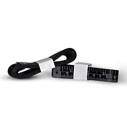 Set of 2 Soft Tape Measure, Black Color Sewing Tape Measure - size: 205cm / 80''