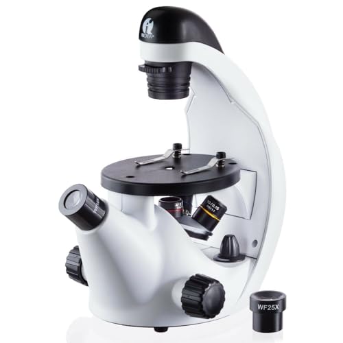 AmScope IN50C-PB10 Inverted Microscope Kit, 40X-500X - style: IN50C-PB10