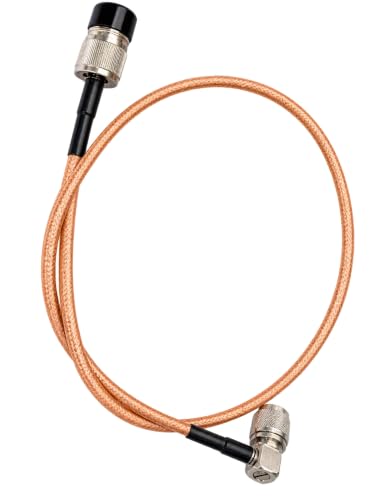 UHF Female Bulkhead SO239 to PL259 UHF Male Right Angle RG400 Coaxial Cable Double Shielded (1, feet)