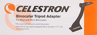 Celestron – SkyMaster 25X70 Binocular & Smartphone Photography Adapter & 93524 Roof and Porro Binocular Tripod Adapter, Black