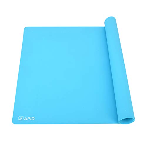 Sapid Large Silicone Sheet for Crafts Silicone Mat for Resin Art Painting - color: Blue, size: 23.6"L x 15.7"W