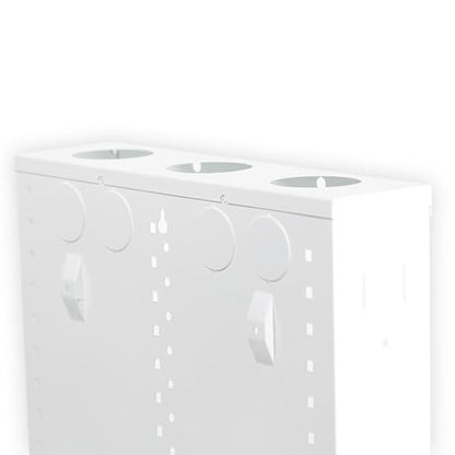 Legrand - OnQ 14 Inch Structured Wiring Enclosure with Hinged Door, Large Wire Openings & Extra Knockouts - Glossy White, EN1450 - size: 14 inch