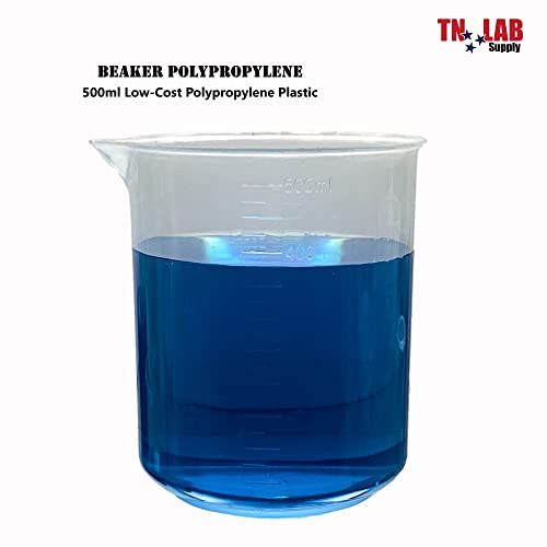 Beaker Set Low-Cost Polypropylene Plastic Set of 4 Beakers (50-100-250-500)