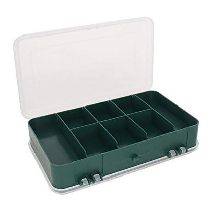 Utoolmart Tool Box,PP Compartment Storage Box,Organizer and Storage for Tools,Parts,Toys, Art,Translucent 6.3 x 1.7 inches 2 Pcs - size: G160 2pcs
