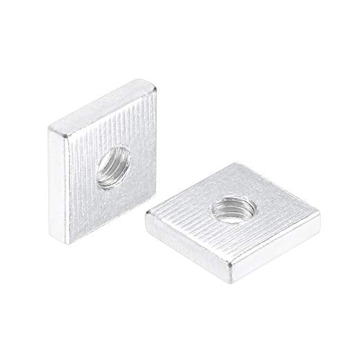 uxcell Square Nuts, M5x13mmx3mm Zinc-Plated Metric Coarse Thread Assortment Kit, 25 Pcs - size: M5x13mmx3mm