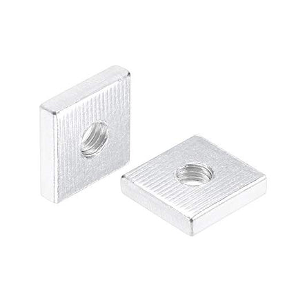 uxcell Square Nuts, M5x13mmx3mm Zinc-Plated Metric Coarse Thread Assortment Kit, 25 Pcs - size: M5x13mmx3mm