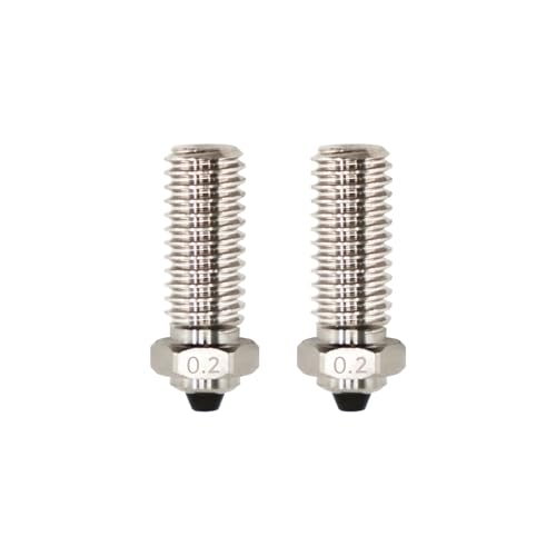 Official QIDI Q1 Pro 0.2mm Bimetal Nozzle (2PCS) - size: 0.2 mm, style: Q1 pro