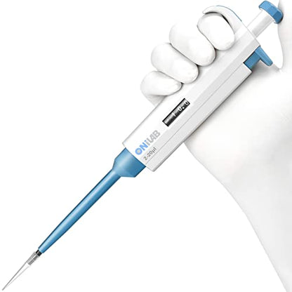 ONiLAB Lab Micropipette, Single Channel Adjustable Pipettor, 2-20ul - style: 2-20ul