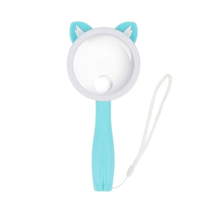 10X Kids Magnifying Glass Handheld Magnifier for Child (Kitten Style 1Pcs) - color: Kitten Style 1pcs