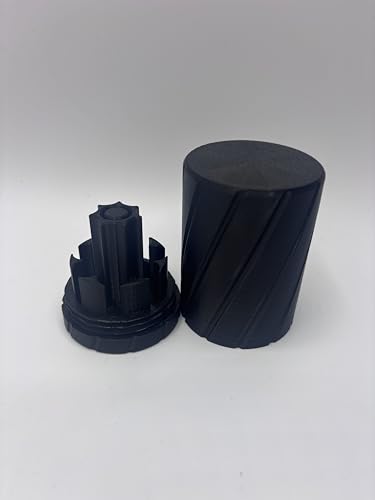 7-Slot Cartridge Storage Station, 3ml Capacity, Multicolor Finish (Black) - color: Black