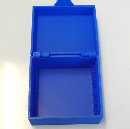 Storage Box for Microscope Slides, Non-Standard Size for Specialty Slides (2"x2" 50 Positions) - size: 2"x2" 50 Positions