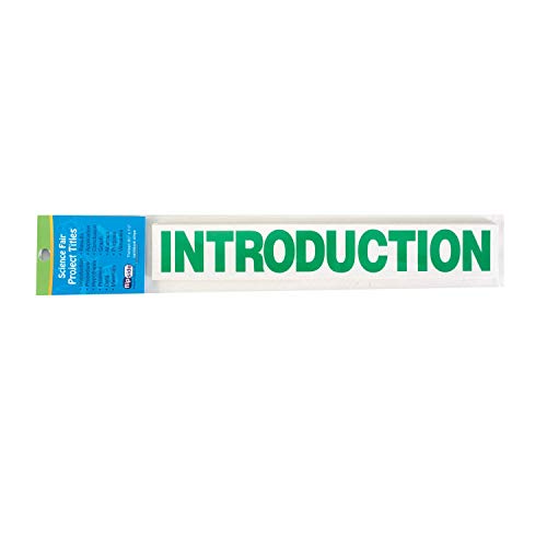 Flipside Products Green Science Fair Titles, Display Board Titles, Projects, School, Kids, Classroom, Pack of 24 - color: Green