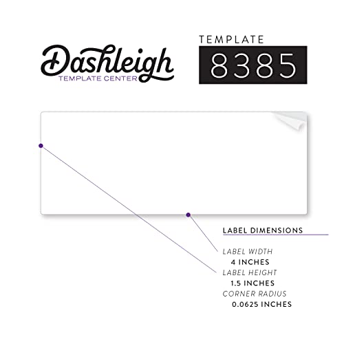 120 Printable Small Bottle Labels, 4 x 1.5 inches - size: 120 Labels, style: 100% Recycled White
