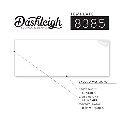 120 Printable Small Bottle Labels, 4 x 1.5 inches - size: 120 Labels, style: 100% Recycled White