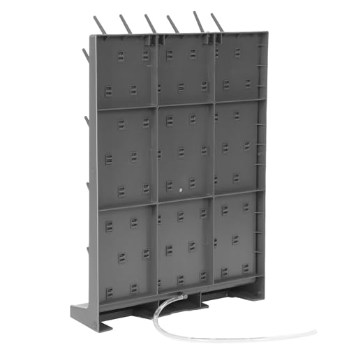 52 Pegs Lab Drying Rack, Drying Rack for Lab Glassware and Bottles - color: Gray, size: 52 Pegs