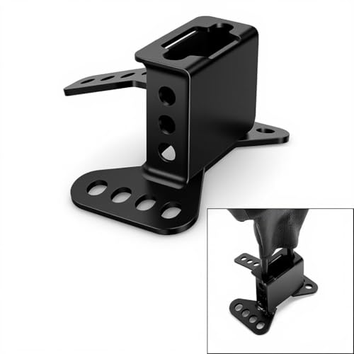 Motorcycle Driver Backrest Mounting Hardware Kit Compatible with Harley Touring 2009-2025, Adjustable Seat Backrest Bracket Base with Bolts, Black, Fit Road Glide Street Glide Electra Glide Road King