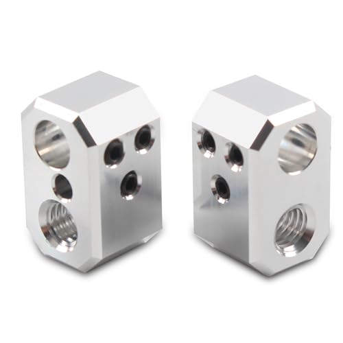 FYSETC 3D Printer Accessories - Prusa i3 MK4 Nextruder Heaterblock - Aluminium Block for the Hotend: High Temperature Heating Block Clone for MK4 MK3.9 XL Project Replacement Stock Extruder Part